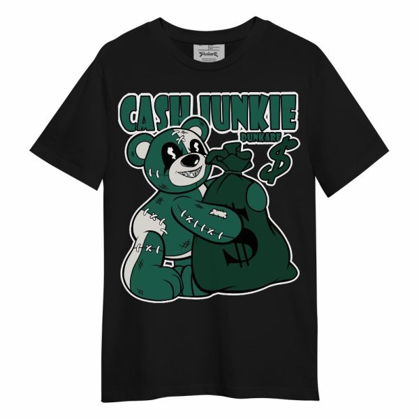 Oxidized Green 4s Shirt - Cashs Junkie Bear Unisex Shirt Matching Jordan Shirt Jezsport.com