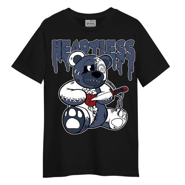 Low Diffused Blue 11s Shirt - Heartless Bear Shirt Unisex Matching Jordan Shirt Jezsport.com