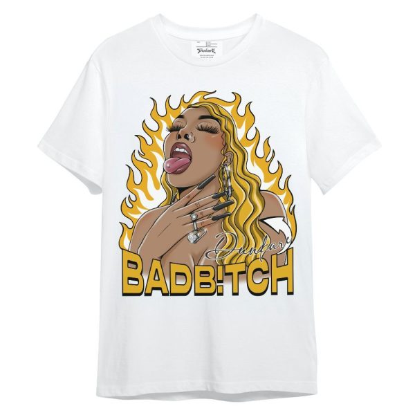 Vivid Sulfur 4s Shirt - Bad B!tch Unisex Shirt Matching Jordan Shirt Jezsport.com