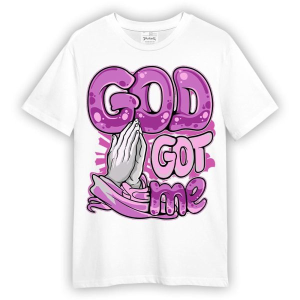 Hyper Violet 4s Shirt - God's Gotten Graphic Shirt Unisex Matching Jordan Shirt Jezsport.com