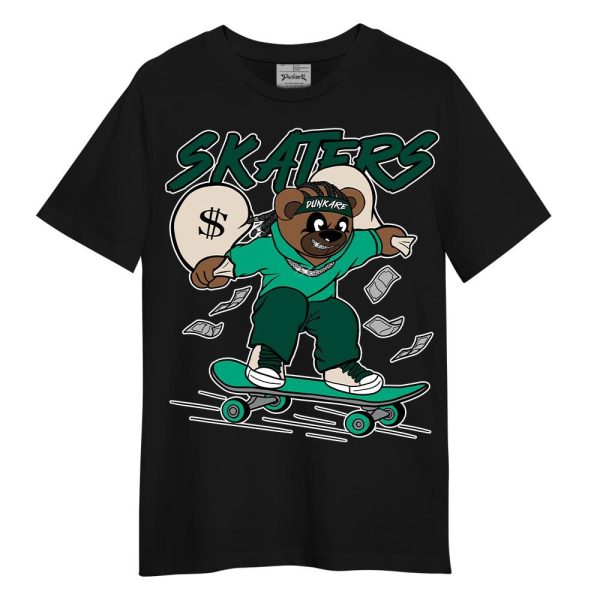 Oxidized Green 4s Shirt - Skaters Bear Shirt Unisex Matching Jordan Shirt Jezsport.com