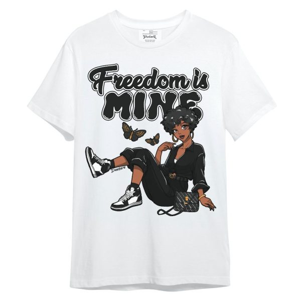 White Thunder 4s Shirt, Freedom Is Mine Unisex Shirt Jezsport.com