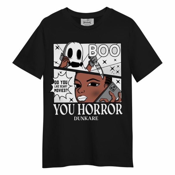 White Thunder 4s Shirt, Graphic You Horror Unisex Shirt Matching Jordan Shirt Jezsport.com