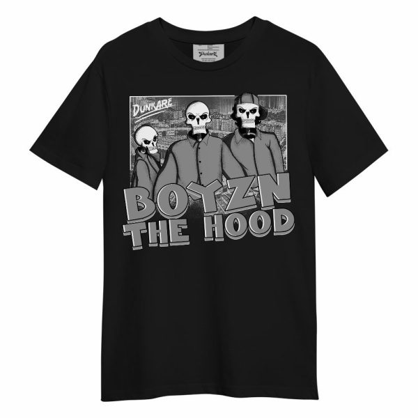 Black Wolf Grey 12s Shirt, Boyz N The Hood Skeleton Unisex Shirt Matching Jordan Shirt Jezsport.com