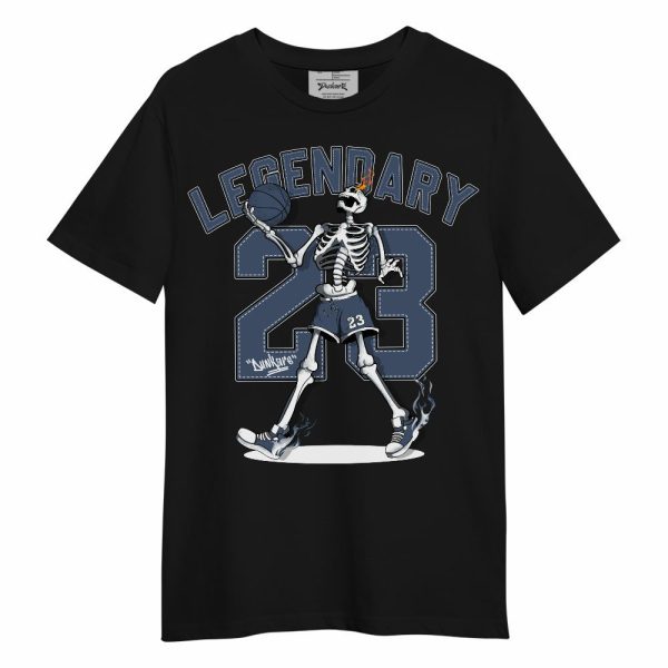 Low Diffused Blue 11s Shirt, 23 Skeleton G.O.A.T Unisex Shirt Matching Jordan Shirt Jezsport.com