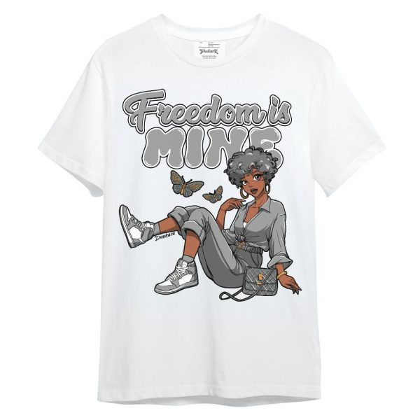 Black Wolf Grey 12s Shirt, Freedom Is Mine Unisex Shirt Matching Jordan Shirt Jezsport.com