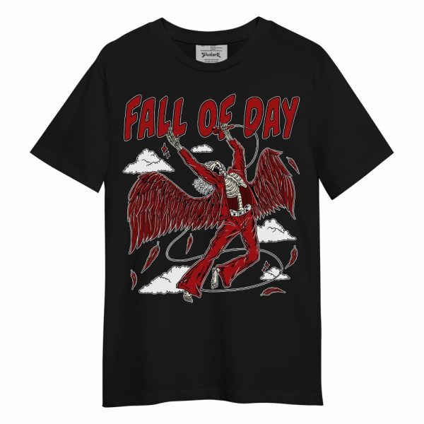 Red Taxi 12s Shirt Fall Of Days Skeleton Unisex Shirt Matching Jordan Shirt Jezsport.com