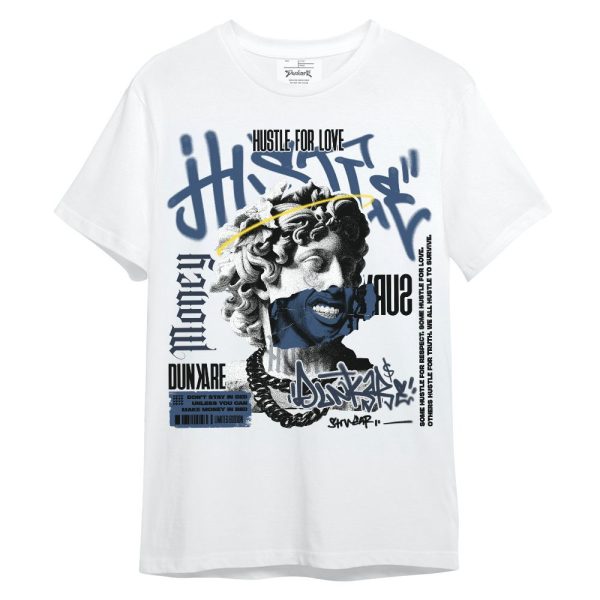 Midnight Navy 4s Shirt, Hustles Streetwear Unisex Shirt Matching Jordan Shirt Jezsport.com