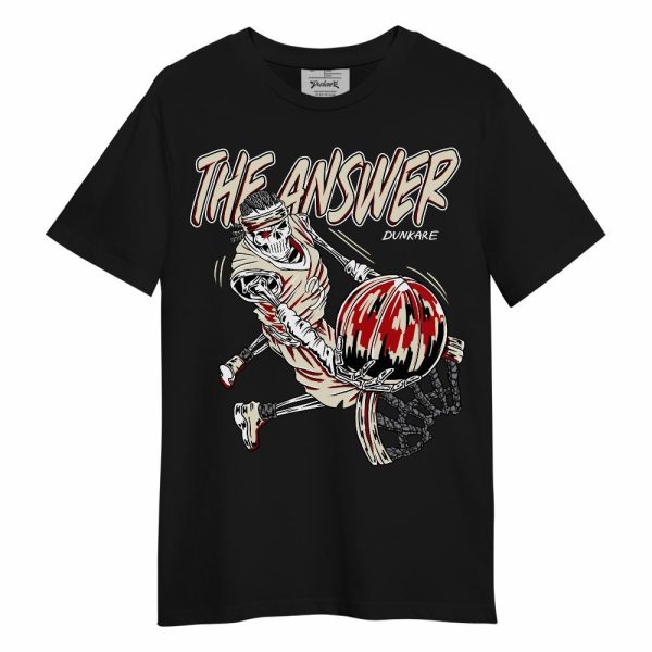 Cement Grey 3s Shirt - The Answer Skeleton Unisex Shirt Matching Jordan Shirt Jezsport.com