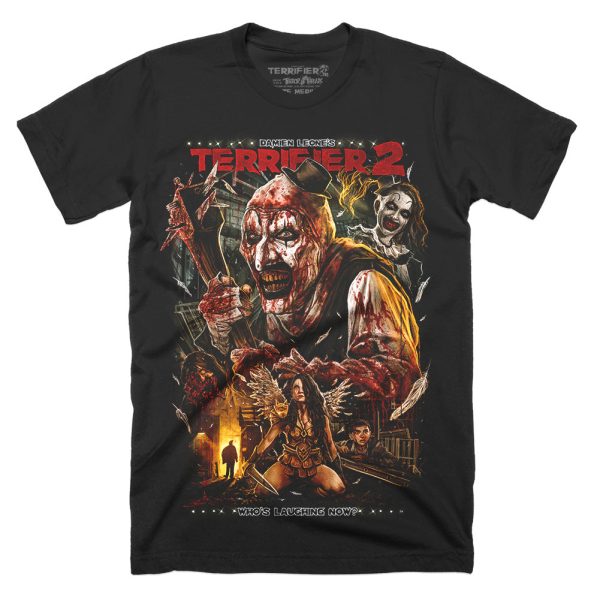 Terrifier 2 Who's Laughing T-Shirt Funny Halloween Shirt For Halloween Jezsport.com