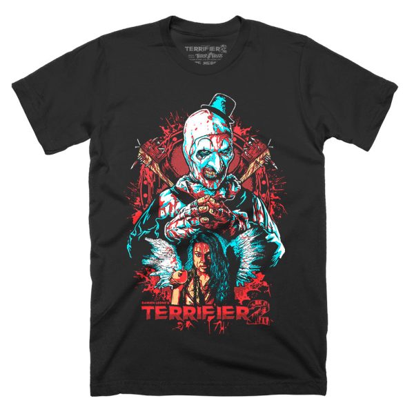 Terrifier 2 Work Of Art T-Shirt Funny Halloween Shirt For Halloween Jezsport.com