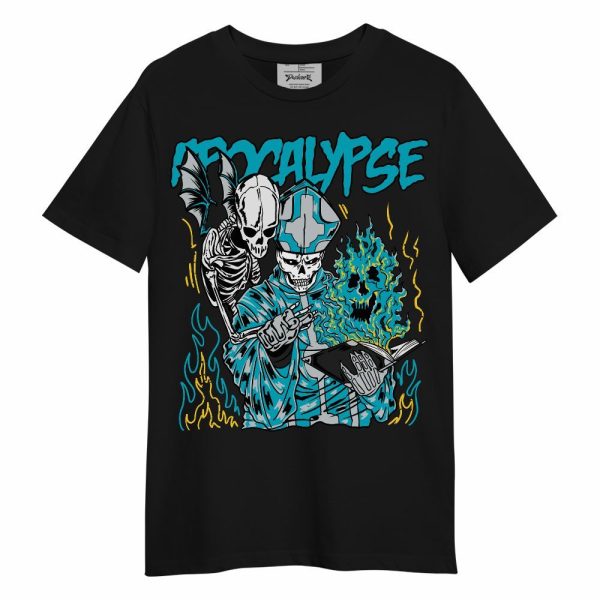 Retro Aqua 5s Shirt - Apocalypse Skeleton Unisex Shirt Jezsport.com