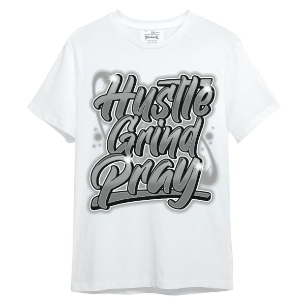 Black Wolf Grey 12s Shirt - Hustles And Prayer Graphic Unisex Shirt Matching Jordan Shirt Jezsport.com