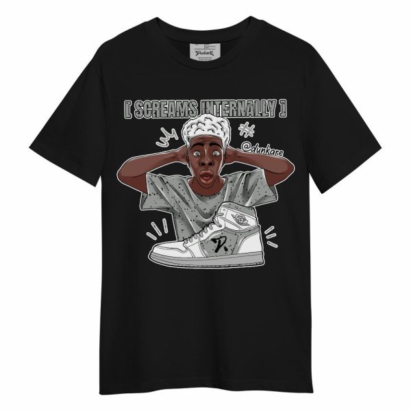 Retro White Oreo 4s Shirt - Scream Internally Unisex Shirt Matching Jordan Shirt Jezsport.com