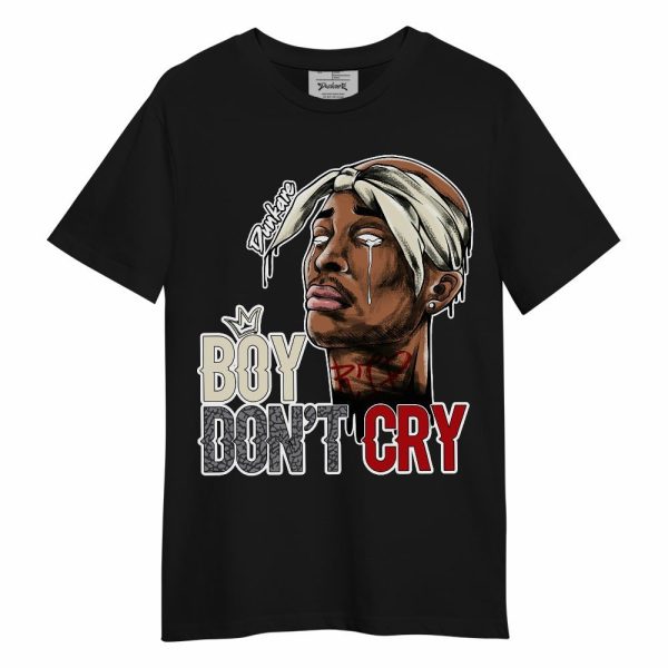 Cement Grey 3s Shirt - Boiz Ain't Cry Unique Unisex Shirt Matching Jordan Shirt Jezsport.com