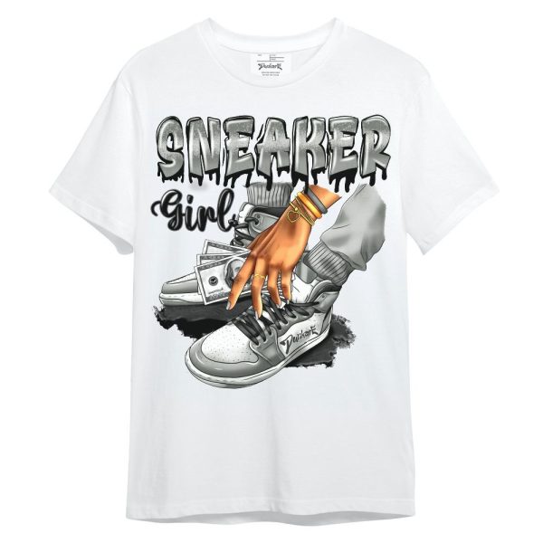 Paris Cement Grey 4s Shirt, SNEAKER Girl Money Drip Unisex Shirt Matching Jordan Shirt Jezsport.com