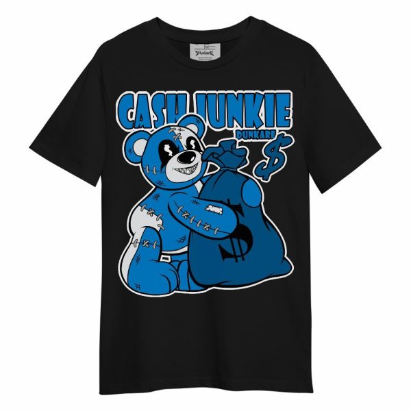 Industrial Blue 4s Shirt - Cashs Junkie Bear Unisex Shirt Matching Jordan Shirt Jezsport.com