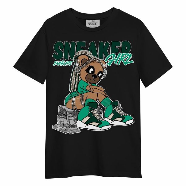 Oxidized Green 4s Shirt - Sneaker Girl Bear Unisex Shirt Matching Jordan Shirt Jezsport.com