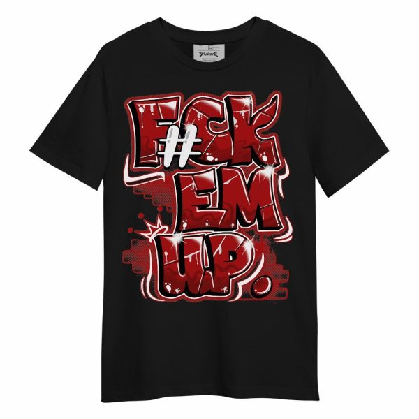 Red Taxi 12s Shirt Fuck Em Graphic Unisex Shirt Matching Jordan Shirt Jezsport.com