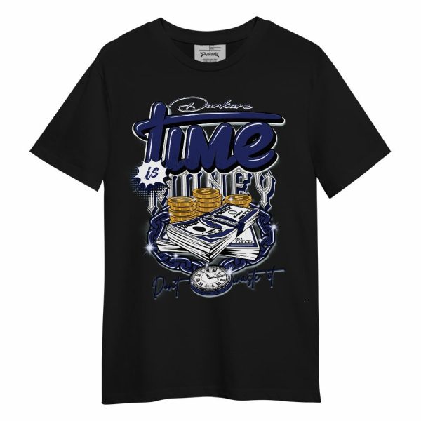 Midnight Navy 11s Shirt, Time Is Money Unisex Shirt Matching Jordan Shirt Jezsport.com