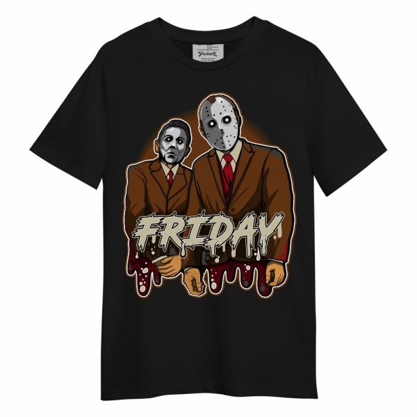 Archaeo Brown 5s Shirt - Friday Halloween Graphic Unisex Shirt Matching Jordan Shirt Jezsport.com