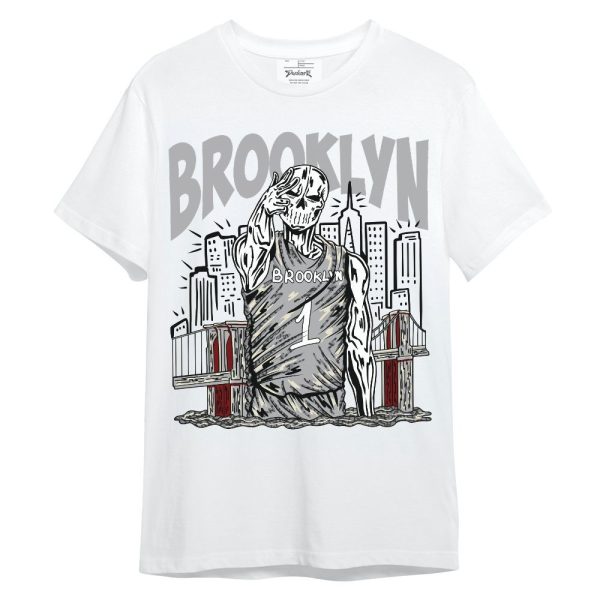 Cement Grey 3s Shirt - Brooklyn's Skeleton Unisex Shirt Matching Jordan Shirt Jezsport.com