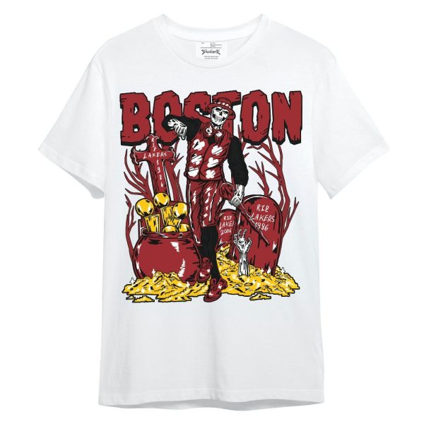 Alternate Flu Game 12s Shirt - Goldrush Skeleton Unisex Shirt Matching Jordan Shirt Jezsport.com