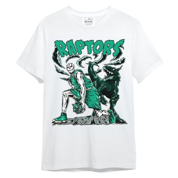 Oxidized Green 4s Shirt - Raptors Skeleton Unisex Shirt Matching Jordan Shirt Jezsport.com