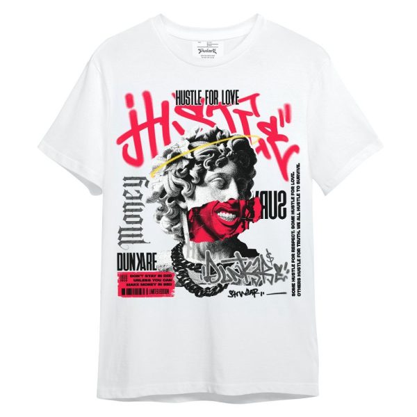 Retro Fire Red 3s Shirt, Hustles Streetwear Unisex Shirt Matching Jordan Shirt Jezsport.com