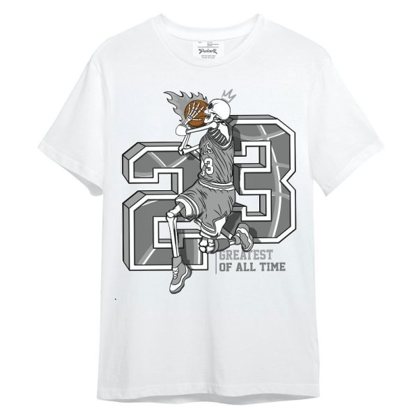 Black Wolf Grey 12s Shirt, 23 Greatest Skeleton Shirt Outfit Unisex Shirt Matching Jordan Shirt Jezsport.com