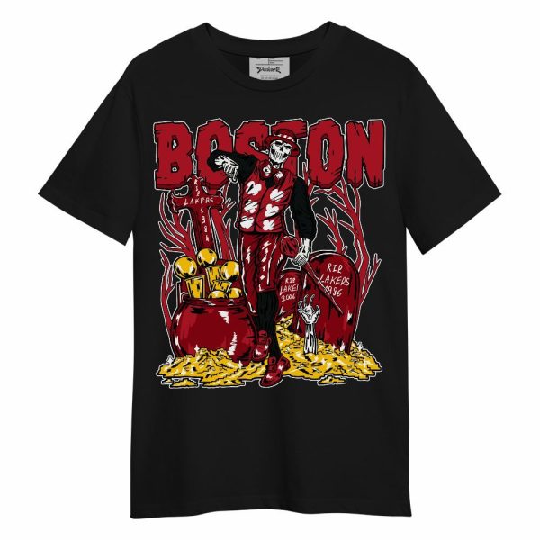 Retro Raging Bull 5s Shirt - Goldrush Skeleton Unisex Shirt Jezsport.com