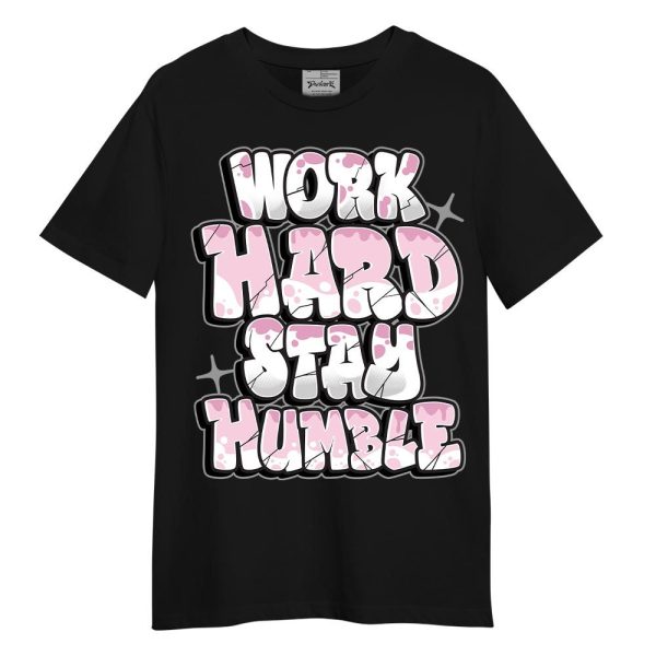 Orchid 4s Shirt - Working Hard And Humble Graphic Shirt Unisex Matching Jordan Shirt Jezsport.com