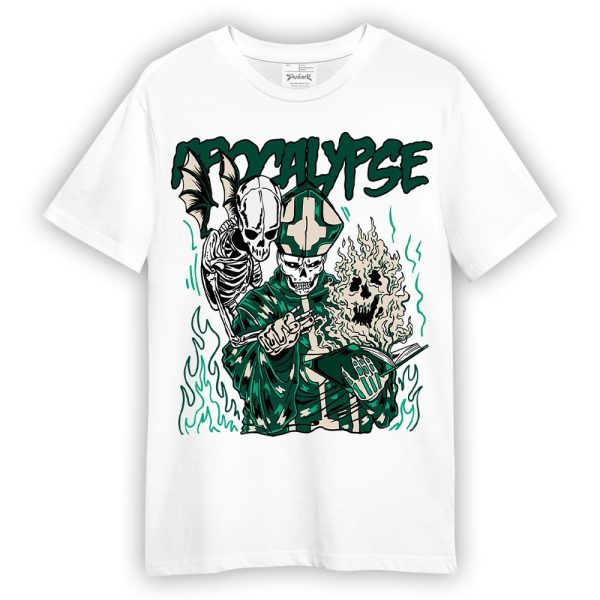 Oxidized Green 4s Shirt - Apocalypse Skeleton Shirt Unisex Matching Jordan Shirt Jezsport.com