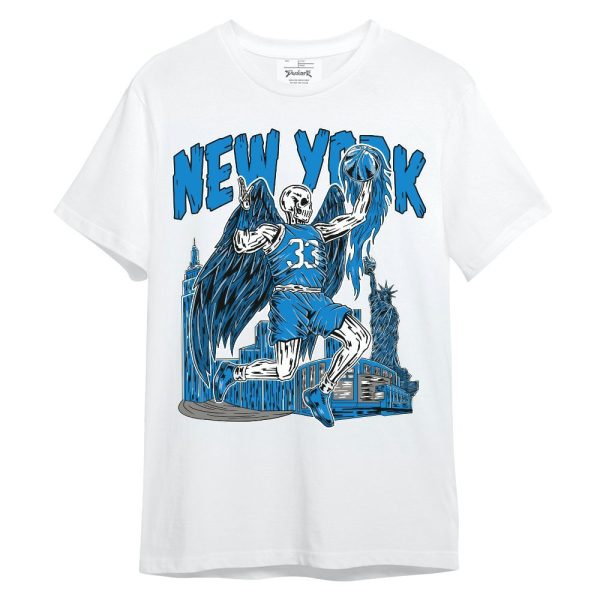 Industrial Blue 4s Shirt - Ewing Era Skeleton Unisex Shirt Matching Jordan Shirt Jezsport.com