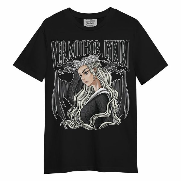 White Thunder 4s Shirt - Dragon's Mom! Unisex Shirt Matching Jordan Shirt Jezsport.com