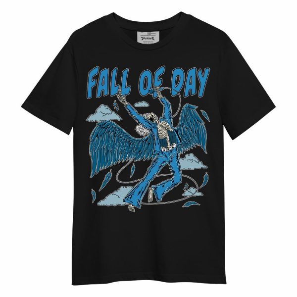 Powder Blue 9s Shirt - Fall Of Days Skeleton Unisex Shirt Matching Jordan Shirt Jezsport.com