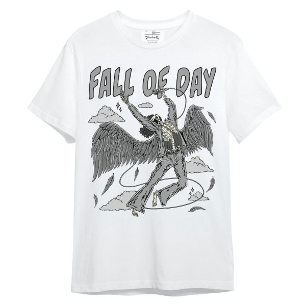 Black Wolf Grey 12s Shirt - Fall Of Days Skeleton Unisex Shirt Matching Jordan Shirt Jezsport.com