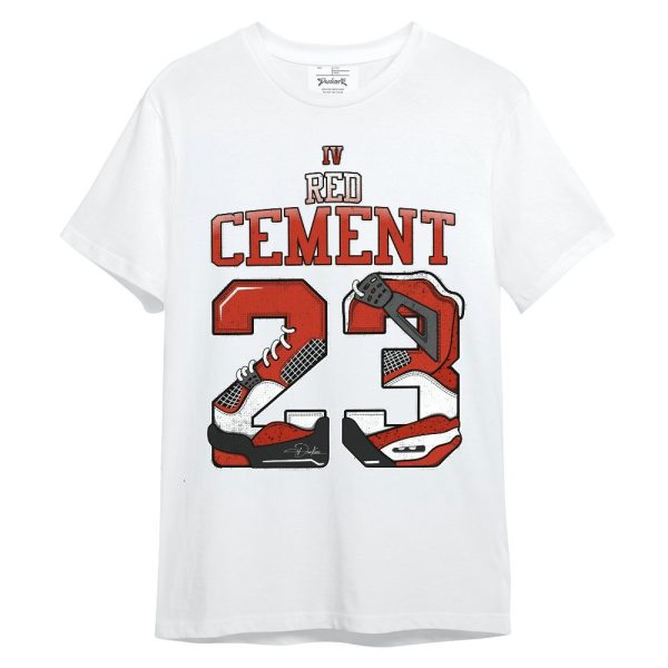 Cement 4s Shirt, Number 23 4s Unisex Shirt Matching Jordan Shirt Jezsport.com