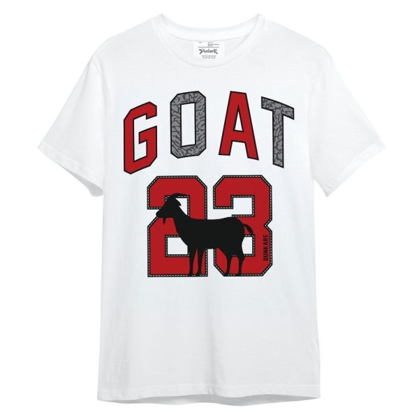 Cement Grey 3s Shirt, 90s Basketball G.O.AT Number 23 Unisex Shirt Matching Jordan Shirt Jezsport.com