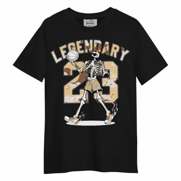 Desert Camo 3s Shirt, 23 Skeleton G.O.A.T Unisex Shirt Matching Jordan Shirt Jezsport.com