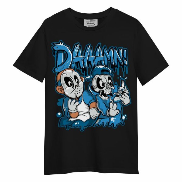 Powder Blue 9s Shirt - Damn Shoe Graphic Unisex Shirt Matching Jordan Shirt Jezsport.com