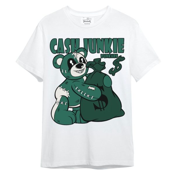 Oxidized Green 4s Shirt - Cashs Junkie Bear Unisex Shirt Matching Jordan Shirt Jezsport.com