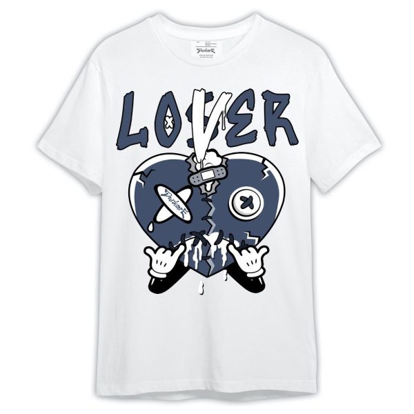 Low Diffused Blue 11s Shirt, Loser Lover Drip Heart Shirt Outfit 1405 NCT Matching Jordan Shirt Jezsport.com