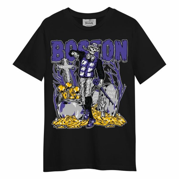 Retro Concord 5s Shirt - Goldrush Skeleton Unisex Shirt Jezsport.com