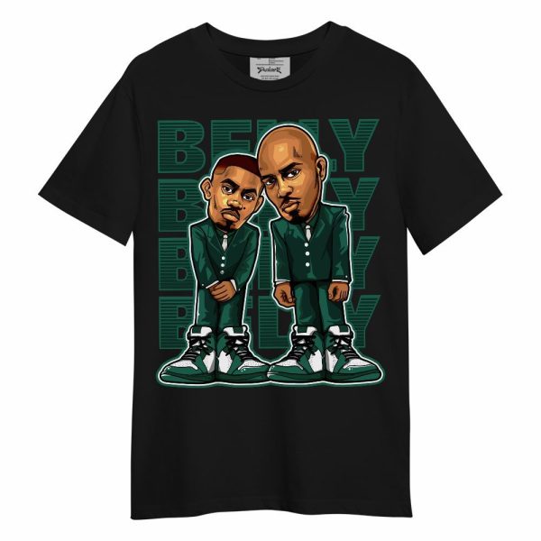 Oxidized Green 4s Shirt - Belly Sneakers Graphic Unisex Shirt Matching Jordan Shirt Jezsport.com