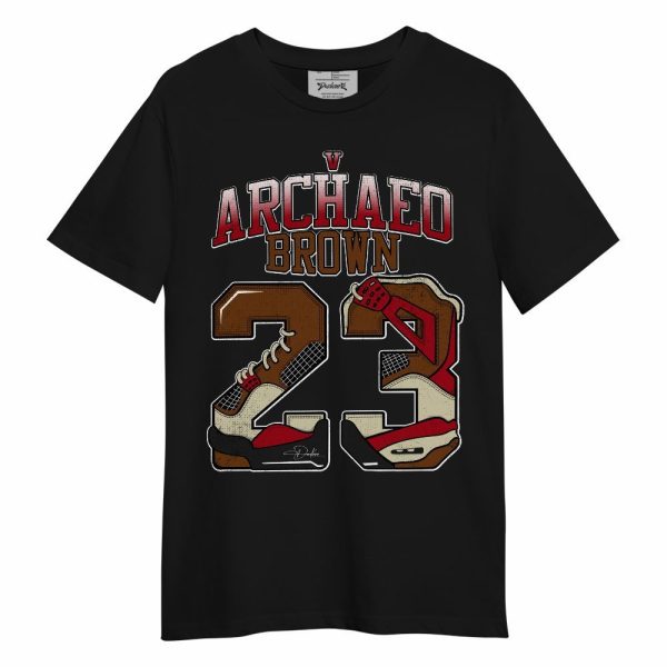 Archaeo Brown 5s Shirt, Number 23 4s Unisex Shirt Matching Jordan Shirt Jezsport.com