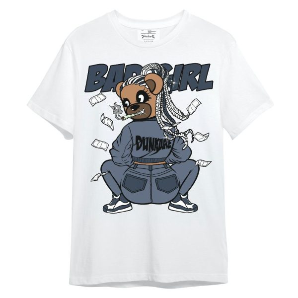 Low Diffused Blue 11s Shirt - Rebellious Girl Bear Unisex Shirt Matching Jordan Shirt Jezsport.com