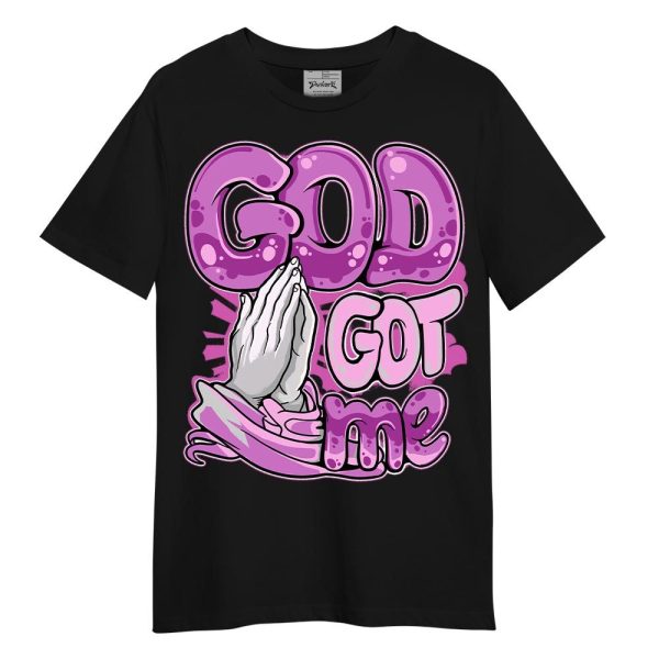 Hyper Violet 4s Shirt - God's Gotten Graphic Shirt Unisex Matching Jordan Shirt Jezsport.com