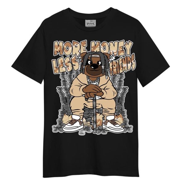 Desert Camo 3s Shirt - More Moneys Bear Shirt Unisex Matching Jordan Shirt Jezsport.com