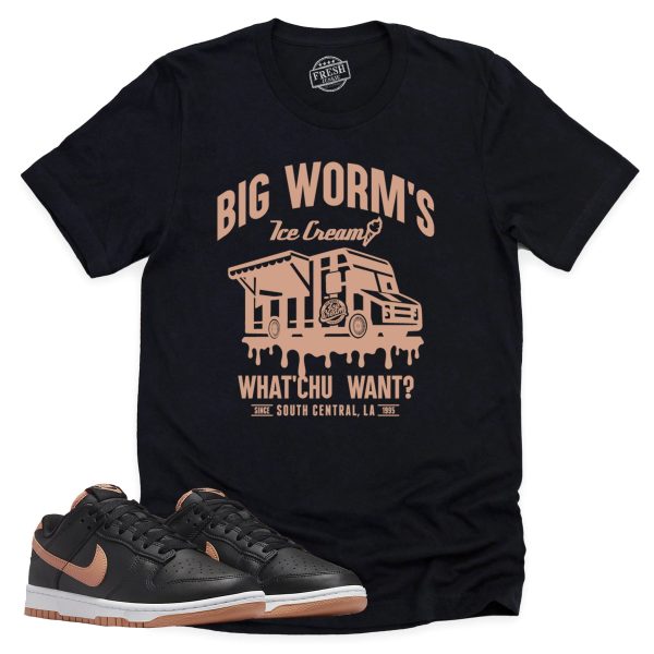 BW's Ice Cream Shirt, Retro Dunk Low Amber Brown Sneaker Match Tee Jezsport.com